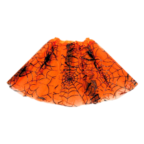 Tutu Halloween Estampado Araña Y Telaraña - Disfraz - Danza
