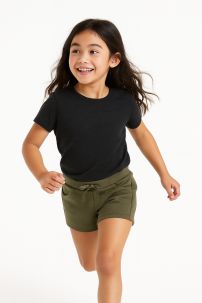 Short Algodon Rustico Con Cintura Regulable