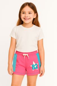 Short Algodon Rustico Con Cintura Regulable 