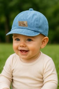 Gorro Cap de Jean Con Forro y Elastico