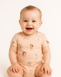 Body Algodon Manga Corta Estampado