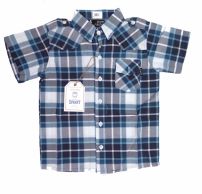 Camisa Manga Corta Escocesa 