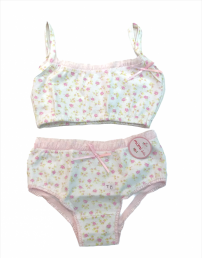 Conjunto Bombacha Y Corpiño Floreado