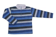 Buzo Polar Rayado con Cierre