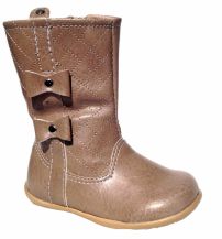 Bota Cuerina Matelasse Aplique de Moños 