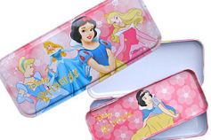 Cartuchera Canopla metalica princesas