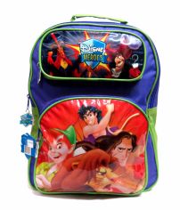Mochila Disney Heroes rey leon, Tarzan Aladin Robbin Hood