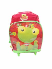 Mochila Sapo Pepe con carro Chica 12 pulgadas
