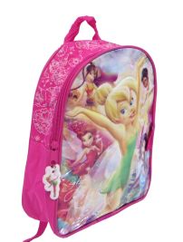 Mochila de Espalda Disney Fairies campanita en relieve Jardin espalda s/bolsillos