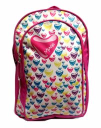 Mochila de Espalda Muaa llena de corazones de colores 