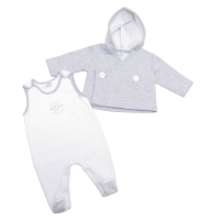 Conjunto Jardinero Y Campera Frizado