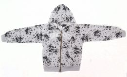 Campera de Algodon Frizada Estampado Flores