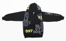 Campera de Algodon Con Friza con Capucha 