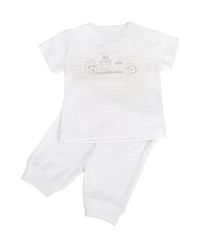 7065 GLobito Conjunto Short remera boldado animalitos