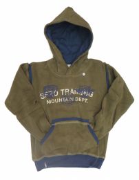 Buzo Frizado soft Estampado con Capucha forrada