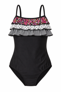 Malla Entera Estampado Flor - Lunares - Rayas