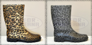 Bota de Lluvia Estampado Animal Print 