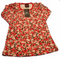 Remera Manga Larga Elastizada Estampado Florcitas 