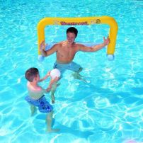Arco de Futbol Inflable Para Pileta - Water Polo - Incluye Pelota. 