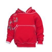 Buzo Frizado Estampado con Capucha