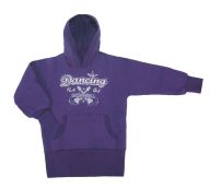 Buzo Frizado Estampado "Dancing" Con Capucha 