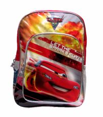  Mochila espalda cars let the sparks fly con 1 bolsillo grande al frente borde plateado
