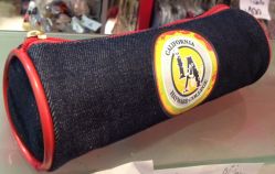 Cartuchera tubo Jean estampadoas 