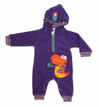 Enterito con capucha polar Bordado