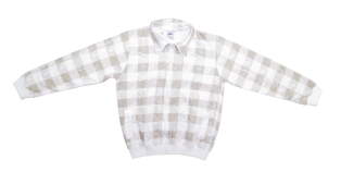 Campera Rustica A Cuadros Con Cierre