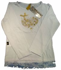Remera con Tachas Manga Larga