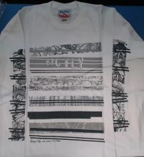 Remera Manga Marga Estampada "Kaboom"