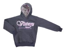 Buzo Frizado con Capucha Bordado "Vintage" 