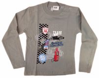 Remera varon manga larga estampada