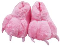 Pantufla garras rosa