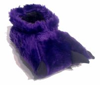 Pantuflas de garra lisas 