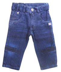 Pantalon jean de varon con cintura elastizada