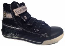 zapatillas Basket Bota de lona con 4 velcros 