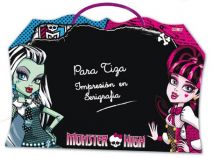 pizarra monster high con tiza y borrador