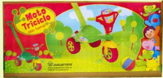 triciclo sapo pepe con manija de llevado