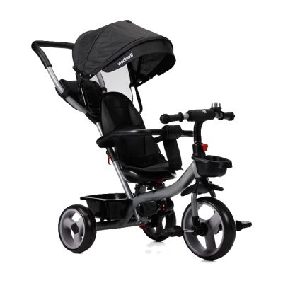 Triciclo Infantil Safir Plus Con Manija Direccional Y Capota