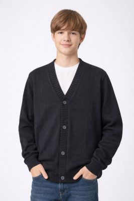 Cardigan Escote V Hilo