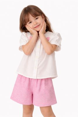 Conjunto  Blusa y Short Bordado