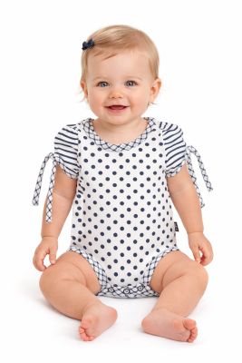 Body Algodon Manga Corta Combinado