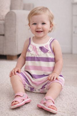 Enterito Jersey Dec Algodon Sin Manga Rayado