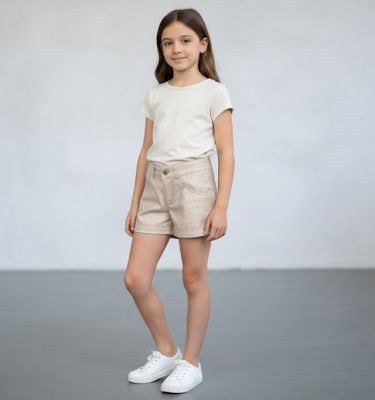 Ferli (Gab) short de nena con brillo y spandex