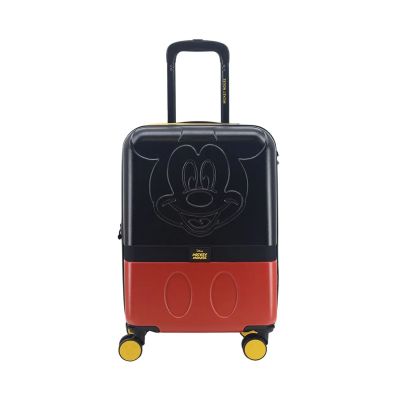 Valija Carry On Mickey Mouse Bajo Relieve - 20 Pulgadas - 100% ABS