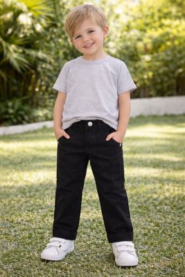 Pantalon Gabardina 4 Bolsillos Cintura Regulable