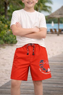 Bermuda de Baño Suft De Polieste Con Supensor y Cintura Regulable