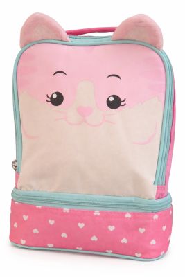 Lunchera Animalito - Doble Compartimiento - Gatito