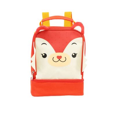 Lunchera Animalito - Doble Compartimiento - Zorro